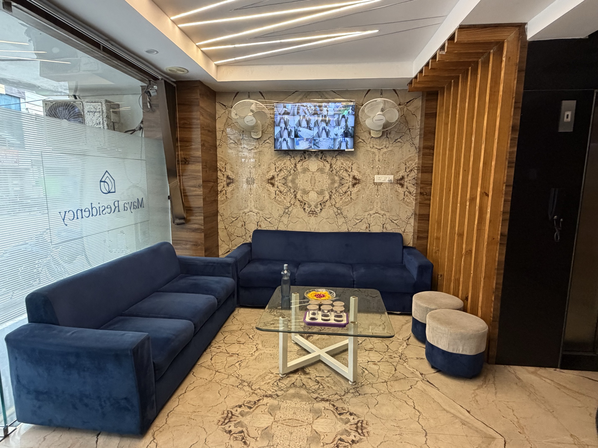 Maya Residency Jawahar Nagar reception lounge